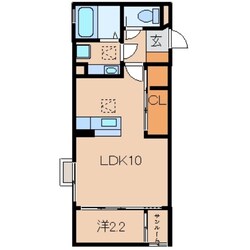 紀伊中ノ島駅 徒歩2分 1階の物件間取画像